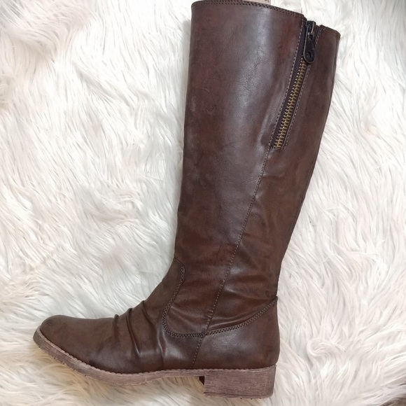 Mia Girl Faux Leather Boots - Picture 5 of 8